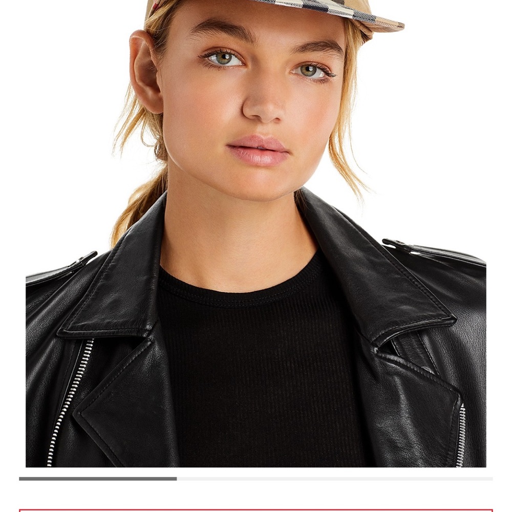 Burberry Tan Checkered Women's Cap - Picture 5 of 7